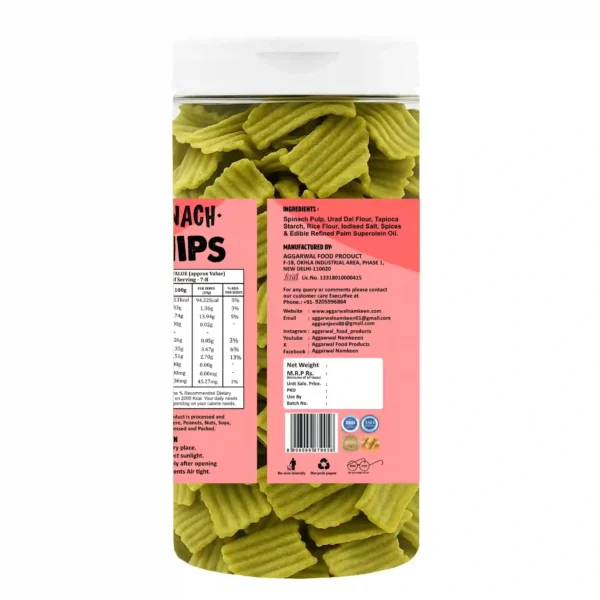 Palak Chips Peri Peri (150 Gm) - Image 3