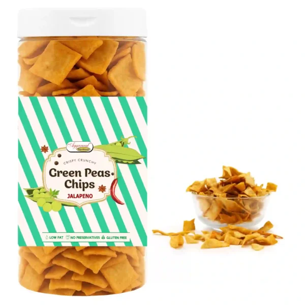 Green Peas Chips Jalapeno (150 Gm) - Image 2