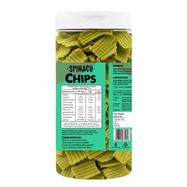 Palak Chips Jalapeno (150 Gm) - Image 3