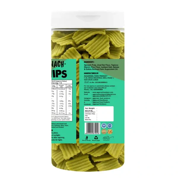 Palak Chips Jalapeno (150 Gm) - Image 4