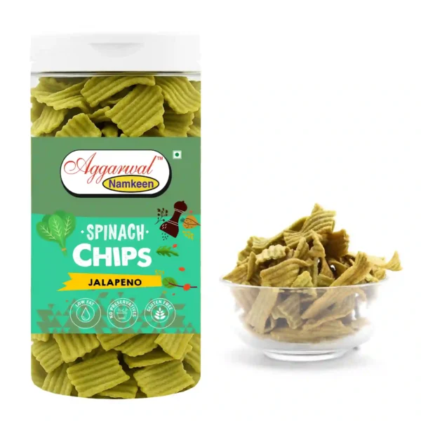 Palak Chips Jalapeno (150 Gm) - Image 2
