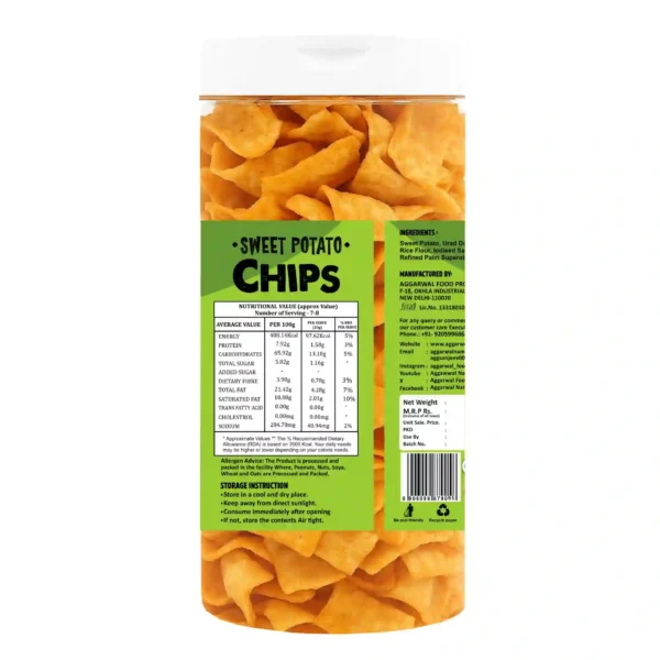 Sweet Potato Chips Pudina (150 Gm) - Image 4