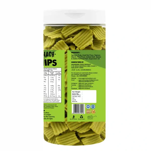 Palak Chips Pudina (150 Gm) - Image 3