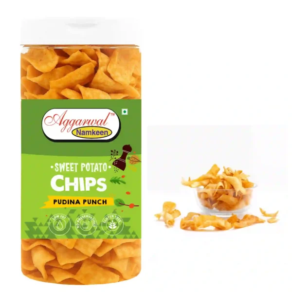 Sweet Potato Chips Pudina (150 Gm) - Image 2