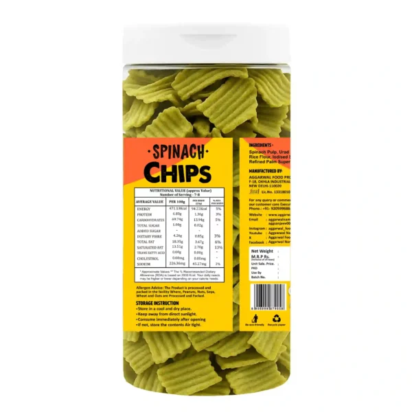 Palak Chips Salted (150 Gm) - Image 4