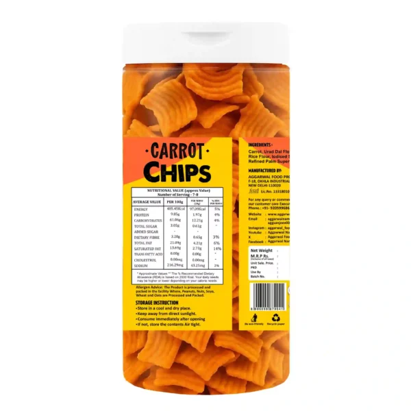 Carrot Chips Salted (150 Gm) - Image 4