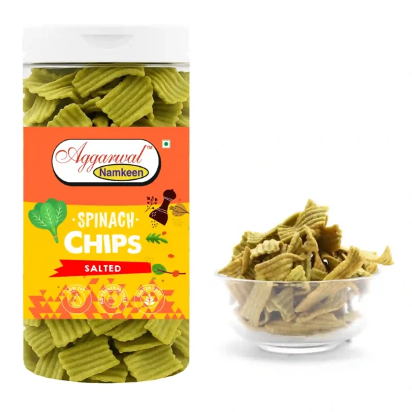 Palak Chips Salted (150 Gm) - Image 2