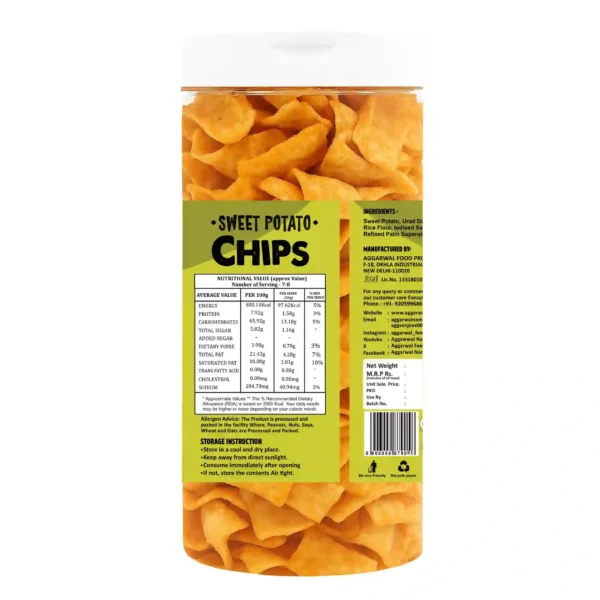 Sweet Potato Chips Chilly Tomato (150 Gm) - Image 4