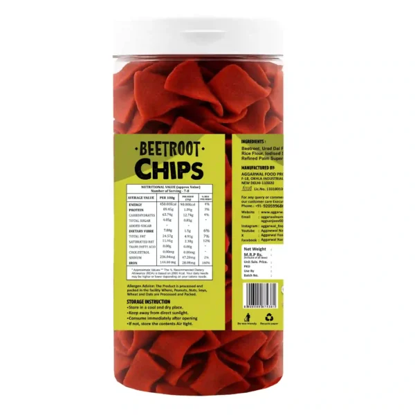 Beetroot Chips Chilly Tomato (150 Gm) - Image 4