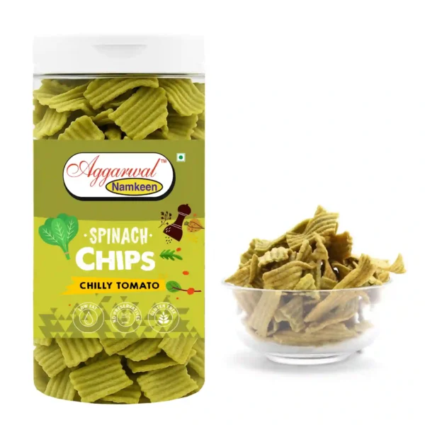 Palak Chips Chilly Tomato (150 Gm) - Image 2