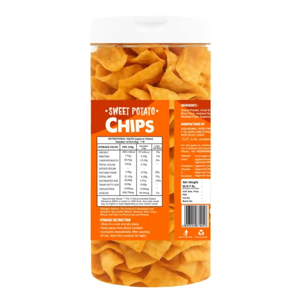 Sweet Potato Chips Cheese & Herbs (150 Gm) - Image 4