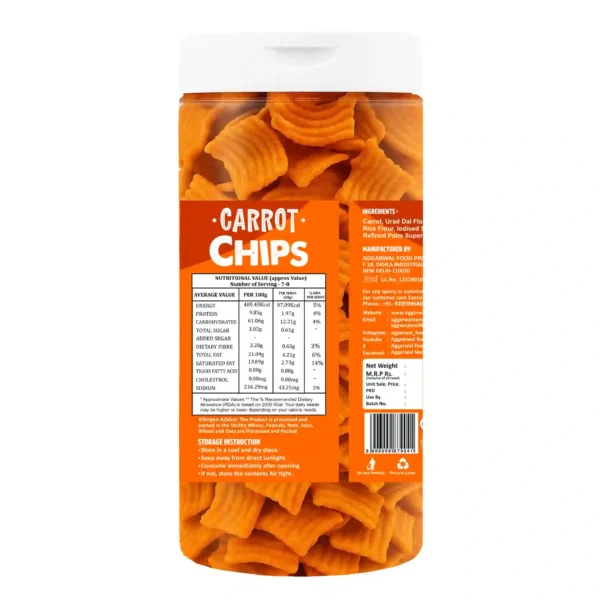 Carrot Chips Cheese & Herbs (150 Gm) - Image 4