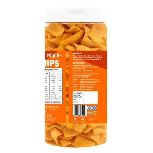 Sweet Potato Chips Cheese & Herbs (150 Gm) - Image 3