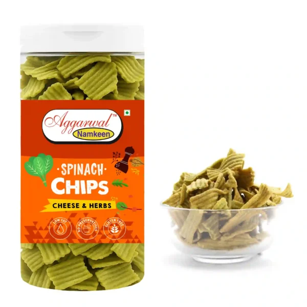 Palak Chips Cheese & Herbs (150 Gm) - Image 2