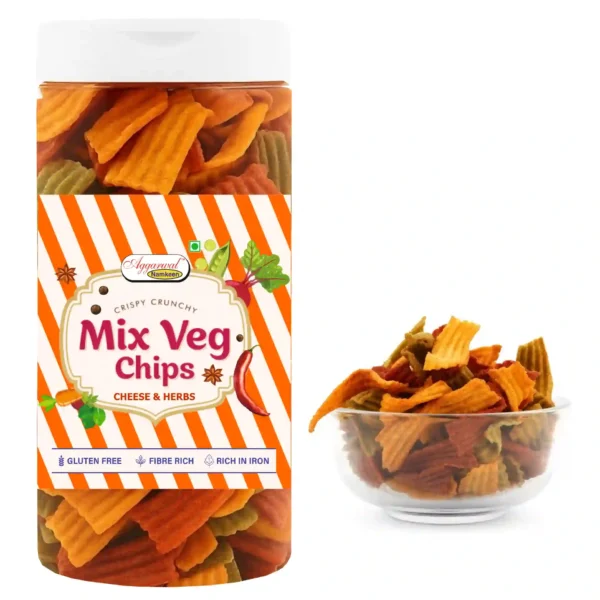 Mix Vegetable Chips Cheese & Herbs (150 Gm) - Image 2
