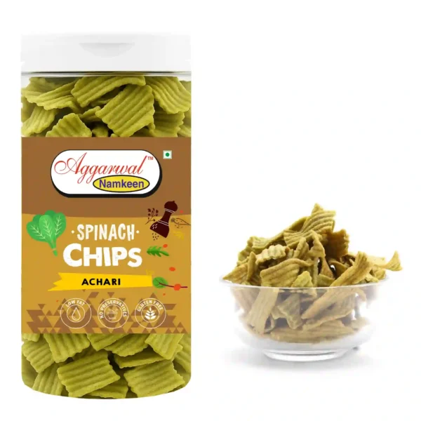 Palak Chips Achari (150 Gm) - Image 2