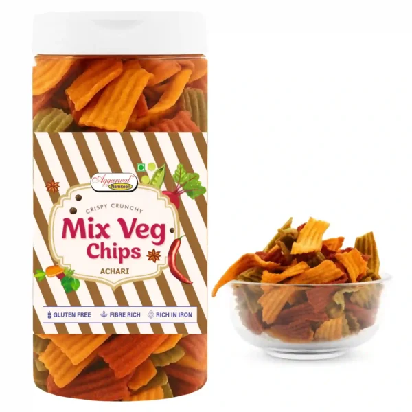 Mix Vegetable Chips Achari (150 Gm) - Image 2
