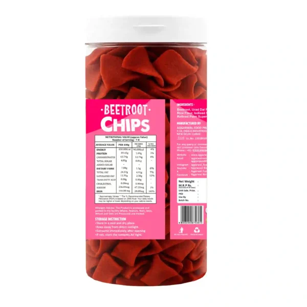 Beetroot Chips Cream & Onion (150 Gm) - Image 4