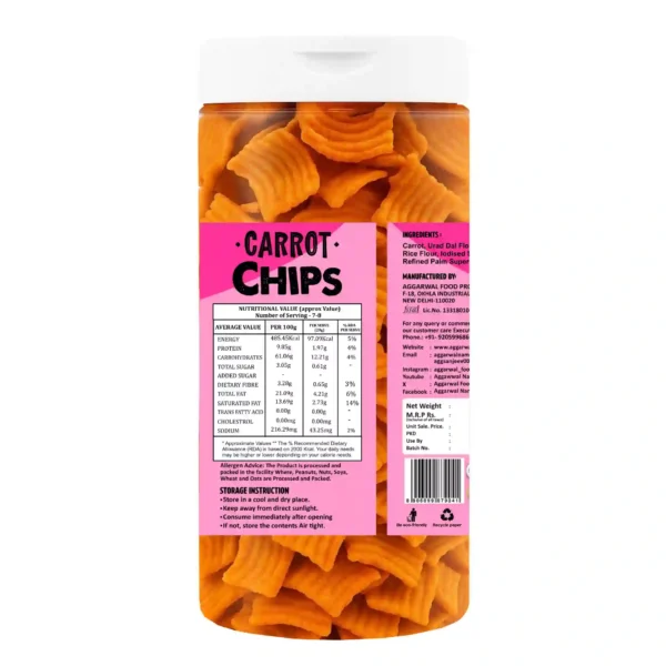 Carrot Chips Cream & Onion (150 Gm) - Image 4