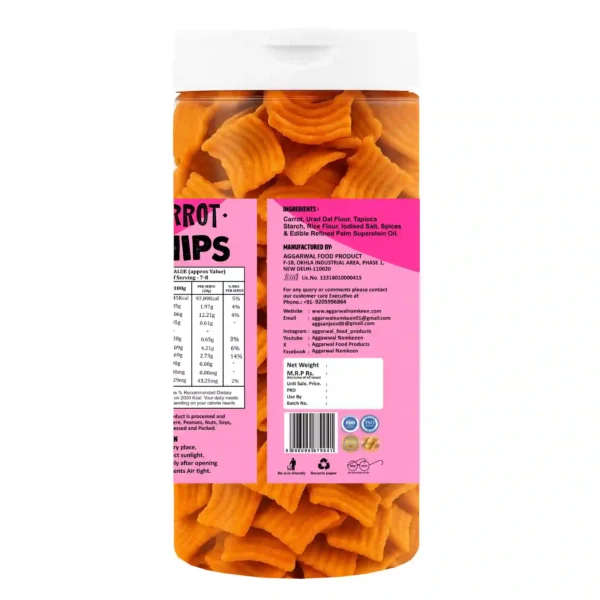 Carrot Chips Cream & Onion (150 Gm) - Image 3