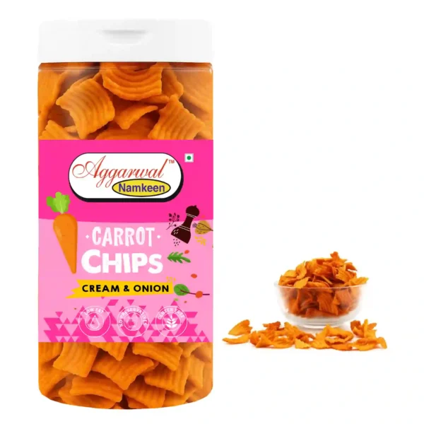 Carrot Chips Cream & Onion (150 Gm) - Image 2