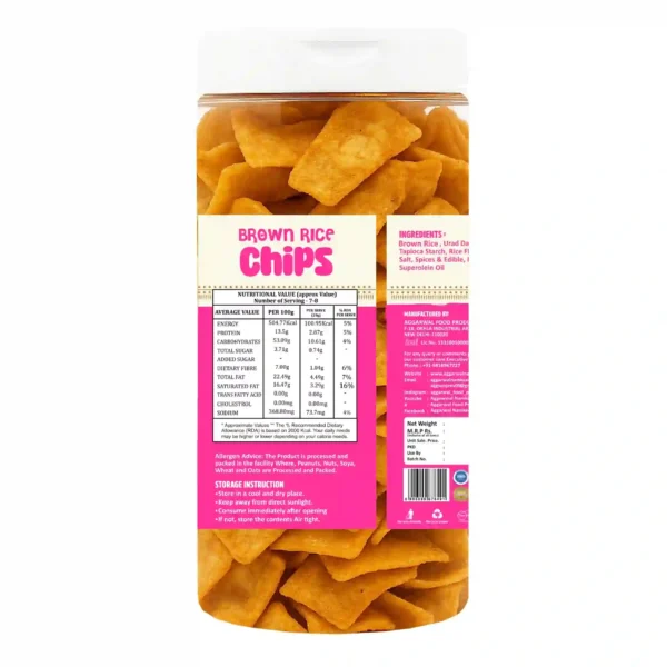 Brown Rice Chips Cream & Onion (150 Gm) - Image 4