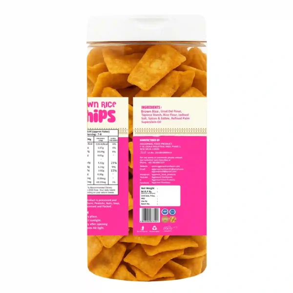 Brown Rice Chips Cream & Onion (150 Gm) - Image 3