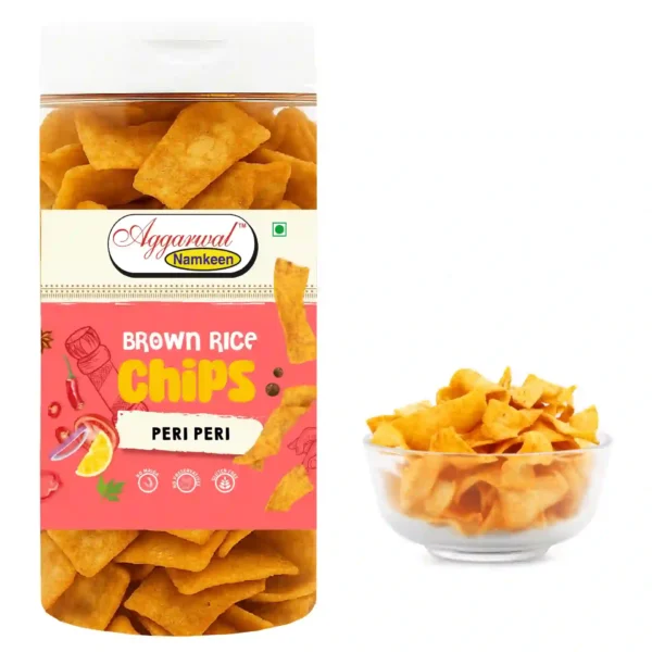 Brown Rice Chips Peri Peri (150 Gm) - Image 2