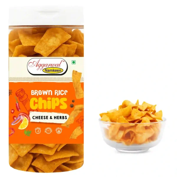 Brown Rice Chips Cheese & Herbs (150 Gm) - Image 2