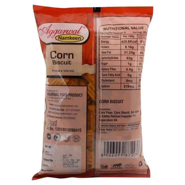 Corn Snacks Biscuit (200 Gm) - Image 3