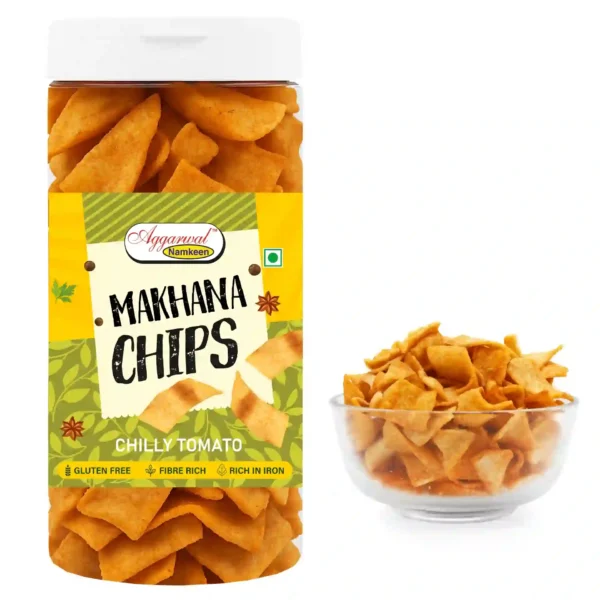 Makhana Chips Chilly Tomato (150 Gm) - Image 2
