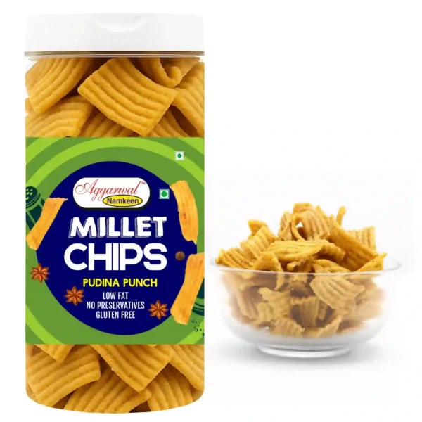 Millet Chips Pudina (150 Gm) - Image 2