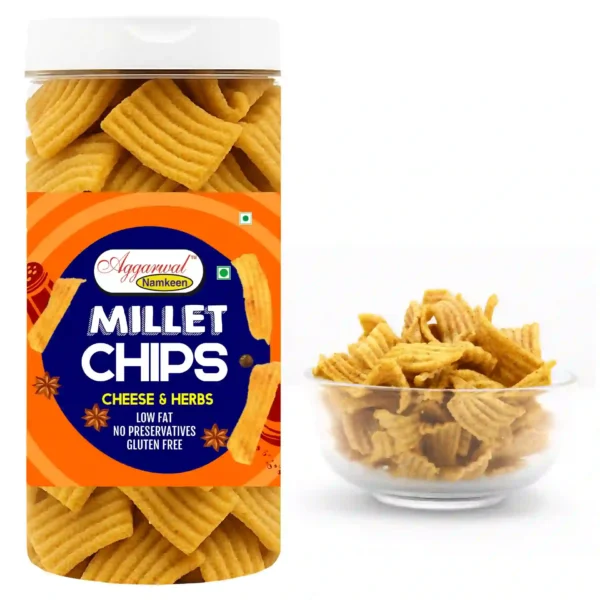 Millet Chips Cheese & Herbs (150 Gm) - Image 2