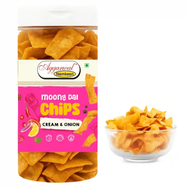 Moong Chips Cream & Onion (150 Gm) - Image 2