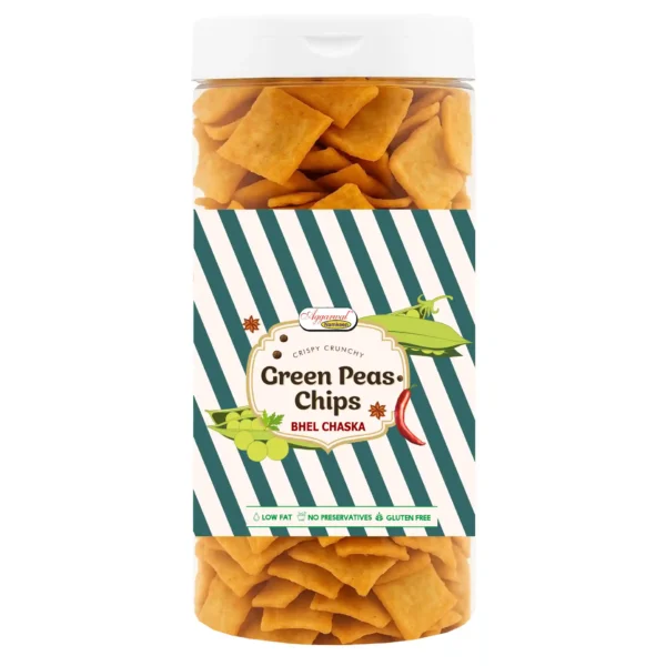 Green Peas Chips Bhel Chaska (150 Gm)