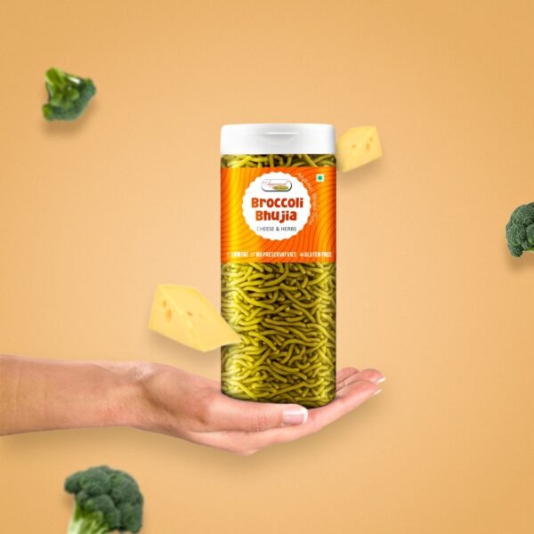 Broccoli Bhujia Cheese & Herbs (200 Gm)