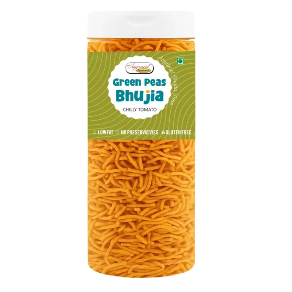 Green Peas Bhujia Chilly Tomato (200 Gm)