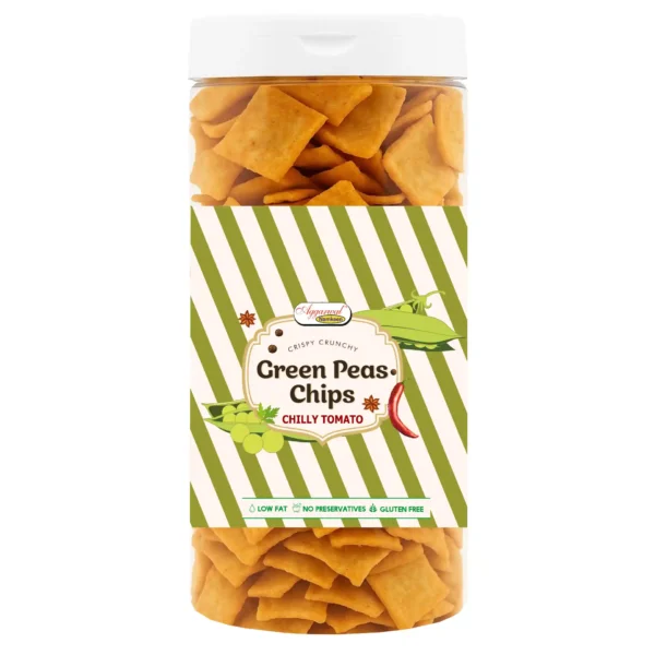 Green Peas Chips Chilly Tomato (150 Gm)