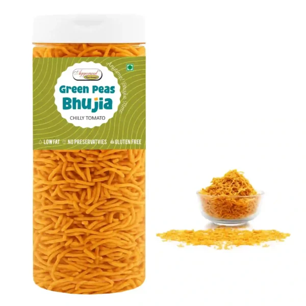 Green Peas Bhujia Chilly Tomato (200 Gm) - Image 2