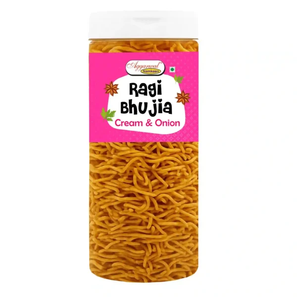 Ragi Bhujia Cream & Onion (200 Gm)