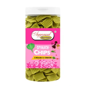 Palak Chips Cream & Onion (150 Gm)
