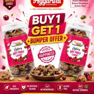 Cranberry Dry Fruit Ladoo