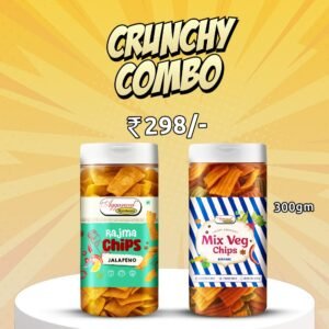 Crunchy Combo Namkeen - Aloo Bhujia and Millet Chips Online