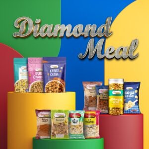 Aggarwal Namkeen Healthy Snacks Diamond Meal Namkeen Pack