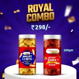 Aggarwal Namkeen Royal Combo – Millet Mixture and Khatta Meetha Namkeen Pack