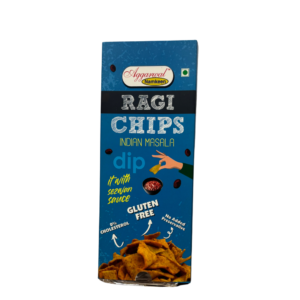 Ragi Chips and Dip healthy millet snack crispy 75g pack