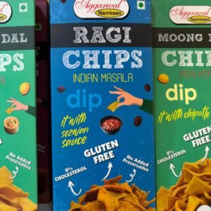 Ragi Chips and Dip healthy millet snack crispy 75g pack