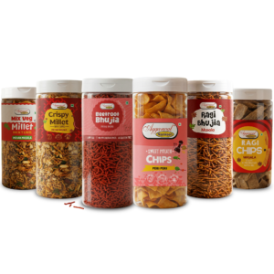 Aggarwal Namkeen Corporate Gift Healthy Variety Combo (Pack of 6) 1100g