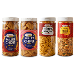 Aggarwal Namkeen Office Sharing Healthy Snack Combo (Pack of 4) 700g